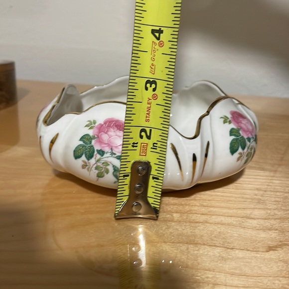 Vintage Floral Trinket Dish / Ashtray - Picture 7 of 10